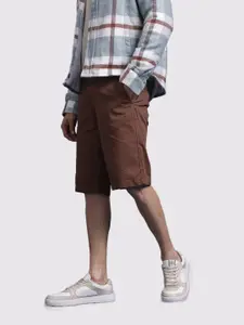 The Roadster Life Co. Men Mid-Rise Pure Cotton Regular Fit Chino Shorts