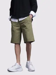 The Roadster Life Co. Men Cotton Baggy Skater Fit Chino Shorts