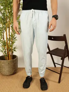 Thomas Scott Men Regular Fit Classic Easy Wash Mid-Rise Woven Joggers