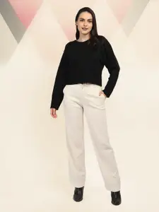 The Roadster Lifestyle Co Women Round Neck Pullover