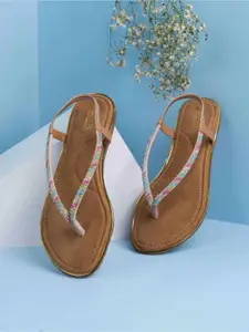 Inc 5 Women Backstrap Open Toe Flats