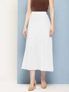 Chemistry Accordion Pleated Midi Skirt