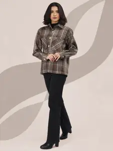 The Roadster Lifestyle Co Women Checked Casual Shirt