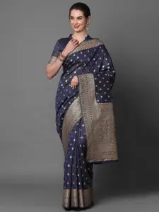 KALINI Ethnic Motifs woven design Zari Banarasi Saree