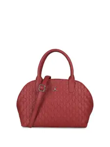 Mochi Textured PU Structured Satchel Wth Quilted