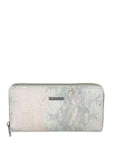 Metro Women Geometric Zip Around Wallet