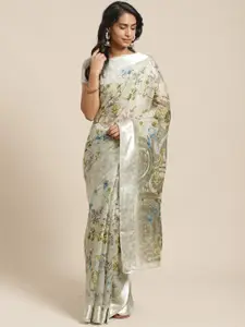 KALINI Floral Printed Saree