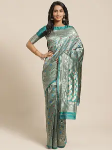KALINI Woven Design Zari Banarasi Saree