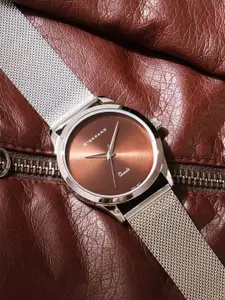 Giordano Men Dial & Bracelet Style Straps Analogue Quartz Movement Watch Gz-50111-11