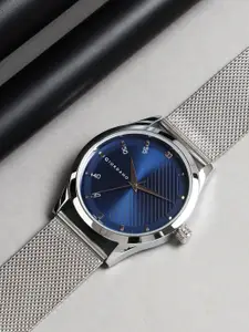 Giordano Men Embellished Bracelet Style Straps Analogue Quartz Movement Watch Gz-50110-11