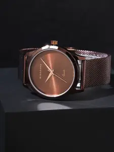 Giordano Men Dial & Bracelet Style Straps Analogue Quartz Movement Watch Gz-50111-33