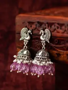 aadita Beaded Dome Shaped Jhumkas