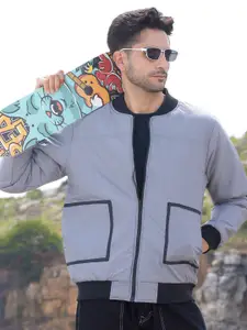 Campus Sutra Men Lightweight Biker Jacket