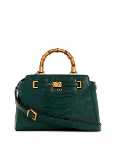 GUESS Textured PU Structured Satchel