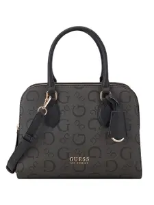GUESS Women Printed Bowling Satchel