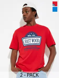 Max URB_N Men Pack of 2 Graphic Print T-shirt