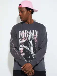 Max URB_N Men Oversized Graphic Printed Sweatshirt