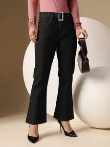 Chemistry Women Bootcut Low-Rise Stretchable Jeans Comes With A Belt