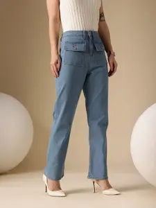 Chemistry Women Straight Fit High-Rise Stretchable Jeans