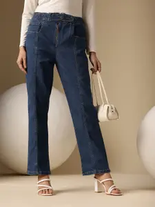 Chemistry Women Straight Fit High-Rise Stretchable Jeans