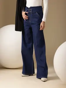 Chemistry Women Wide Leg High-Rise Stretchable Jeans