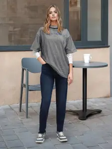 Flying Machine Women Slim Fit High-Rise Light Fade Stretchable Jeans