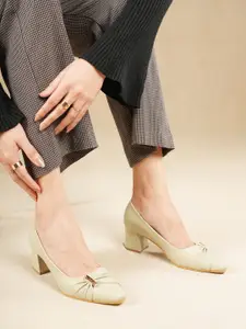 Chemistry Women Party Block Pumps Sandal