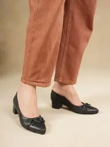 Chemistry Women Block Pumps with Buckles