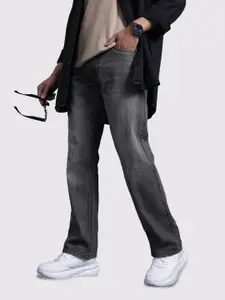 The Roadster Life Co. Men Bootcut Light Faded Jeans