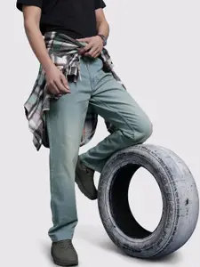 The Roadster Life Co. Men Faded Regular Fit Jeans