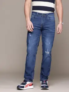 The Roadster Lifestyle Co. Men Light Fade Stretchable Jeans