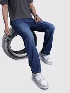 The Roadster Life Co. Men Straight Fit Pure Cotton Jeans