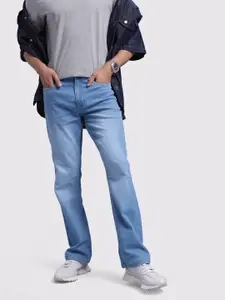 The Roadster Life Co. Men Bootcut Light Fade Stretchable Jeans
