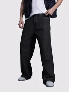 The Roadster Life Co. Men Pure Cotton Loose Bootcut Jeans