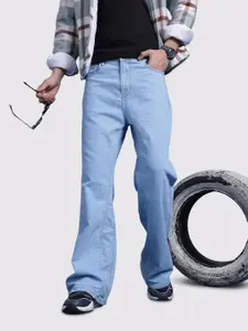 The Roadster Life Co. Men Mid Rise Loose Bootcut Jeans