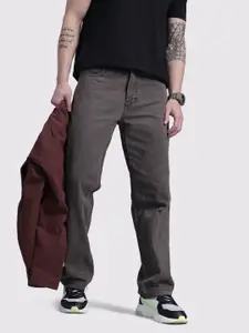 The Roadster Life Co. Men Loose Fit Pure Cotton Jeans