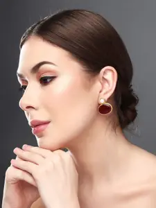 Anvik Gold Plated Beaded Contemporary Studs