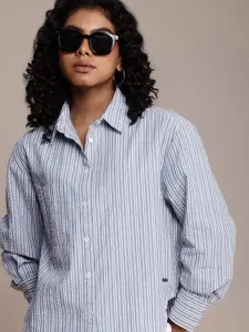 Roadster Striped Oversized Casual Shirt