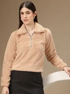 Chemistry Woollen Pullover with Fuzzy Detail