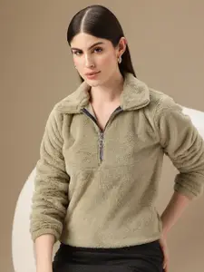 Chemistry Woollen Pullover with Fuzzy Detail