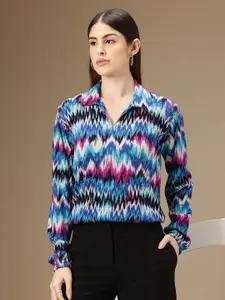 Chemistry Printed Woollen Pullover