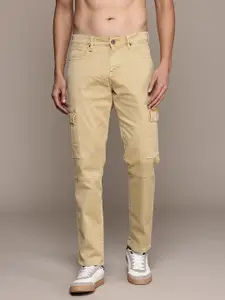 Roadster Men Relaxed Fit Stretchable Cargo Jeans