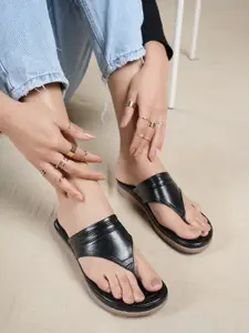 Mast & Harbour Women Open Toe Flats