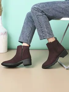 The Roadster Lifestyle Co Women Block Heeled Boots