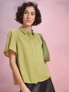 DressBerry Flared Sleeves Casual Shirt