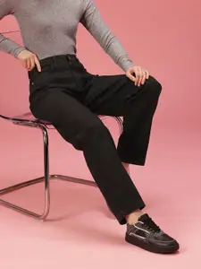 DressBerry Women Mom Fit High-Rise Stretchable Jeans