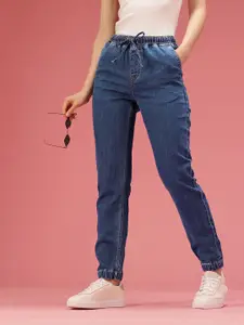 DressBerry Women High-Rise Light Fade Stretchable Jogger