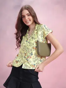 DressBerry Floral Printed Casual Shirt