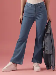 DressBerry Women Bootcut High-Rise Stretchable Jeans