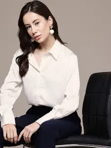 French Connection Relaxed Fit Drop-Shoulder Sleeves Casual Shirt